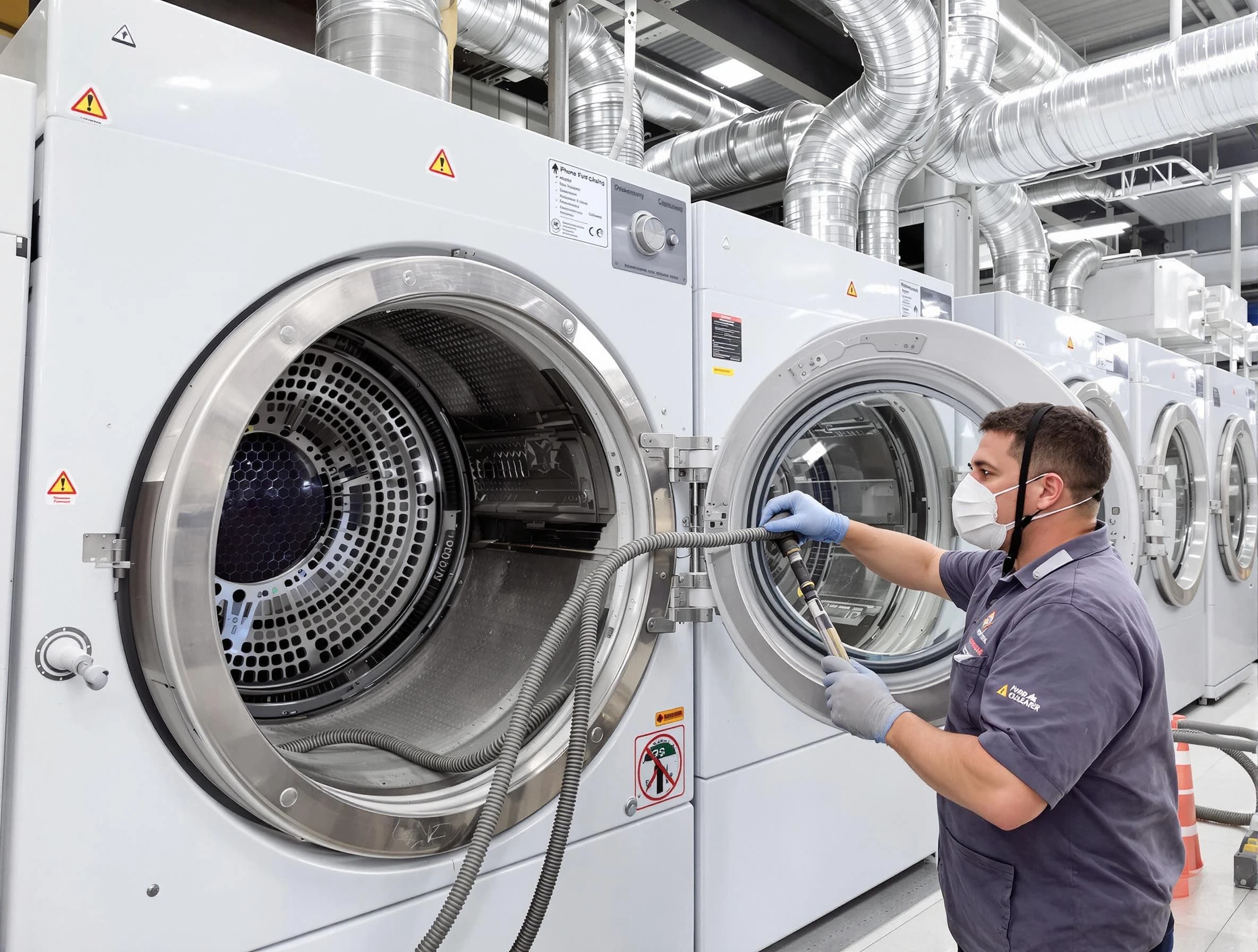 Industrial-grade dryer vent cleaning by Robinson Dryer Vent Cleaning in Robinson