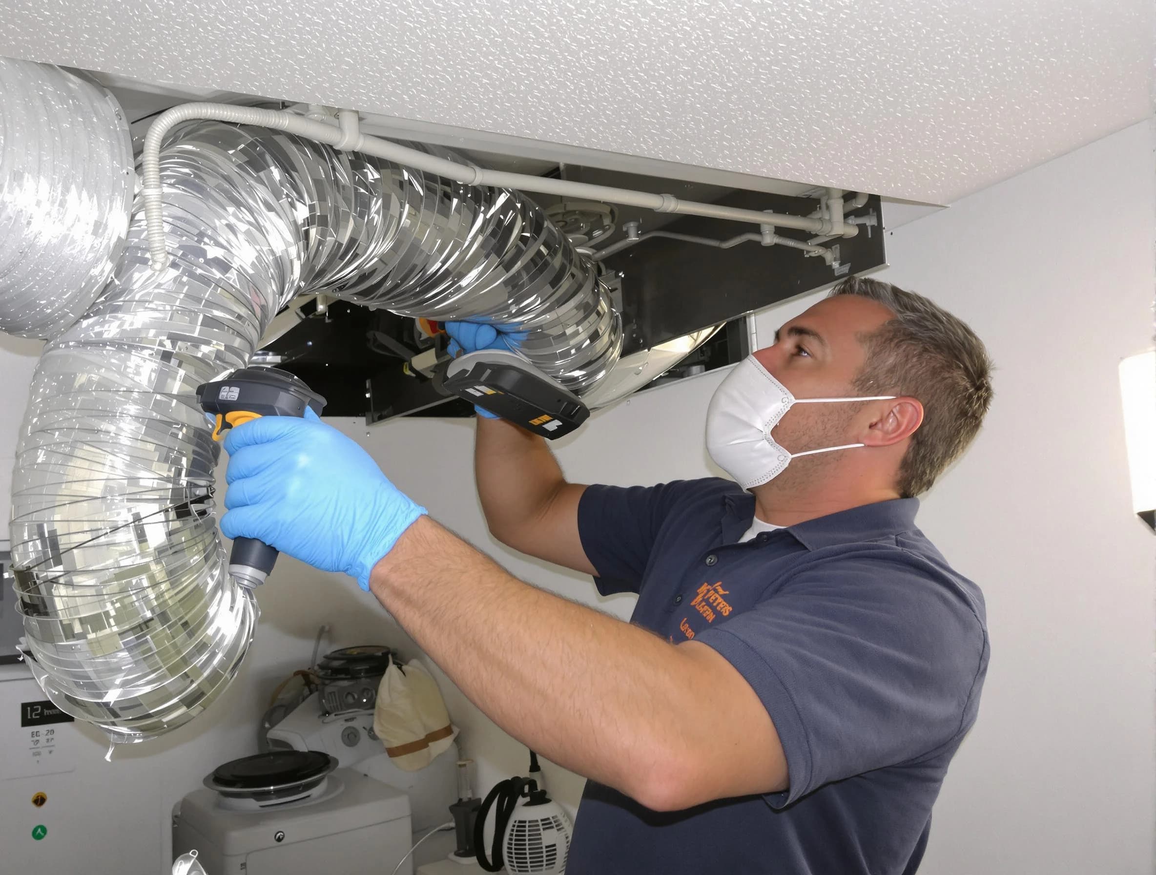 Robinson Dryer Vent Cleaning professional performing thorough residential dryer vent cleaning in Robinson