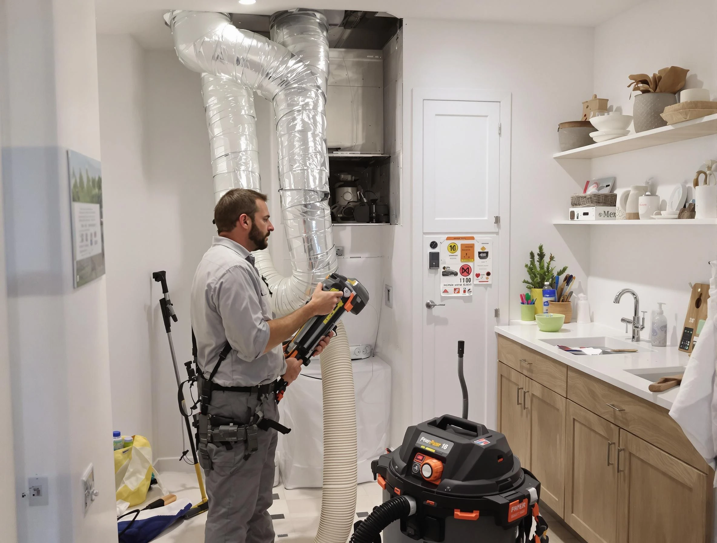 Clogged Dryer Vent Cleaning in Robinson