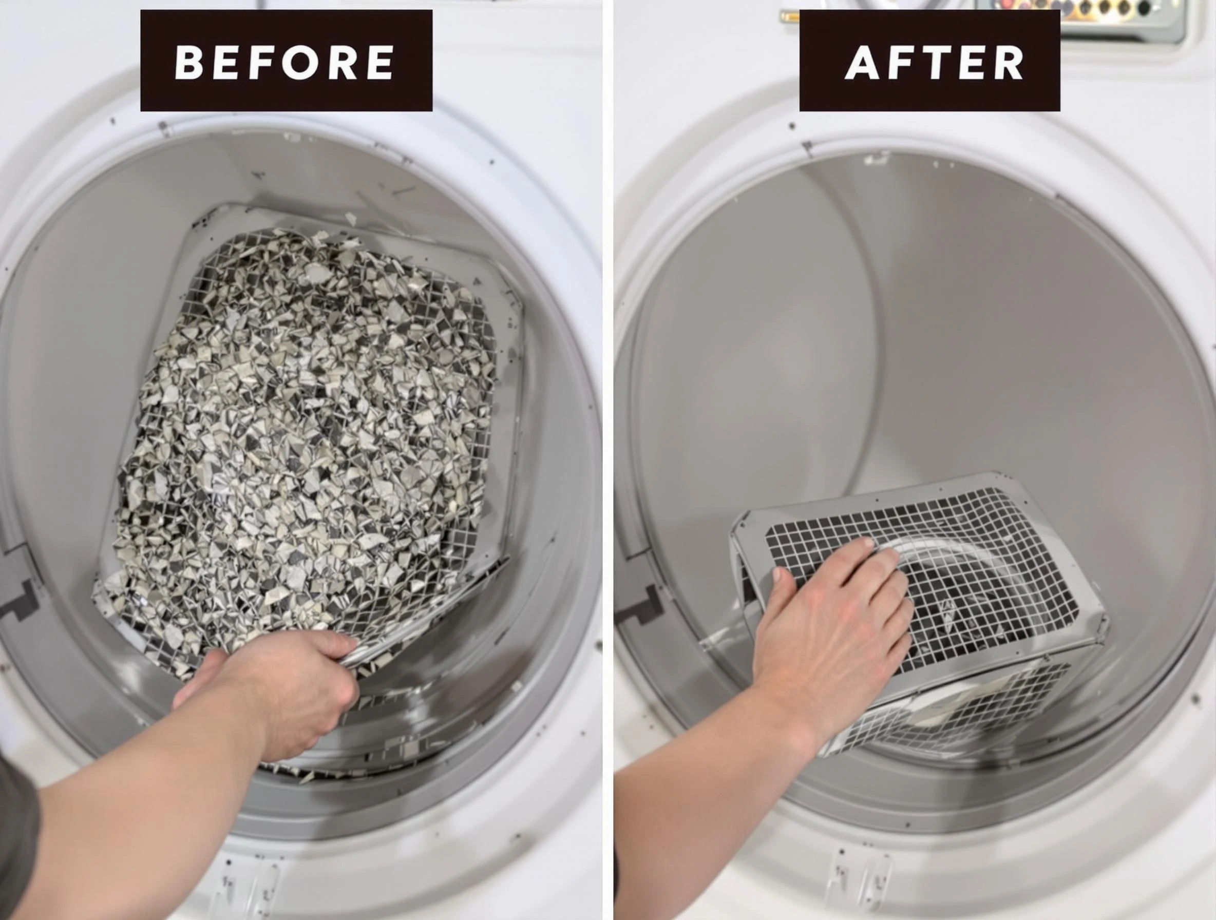 Professional lint trap cleaning by Robinson Dryer Vent Cleaning in Robinson