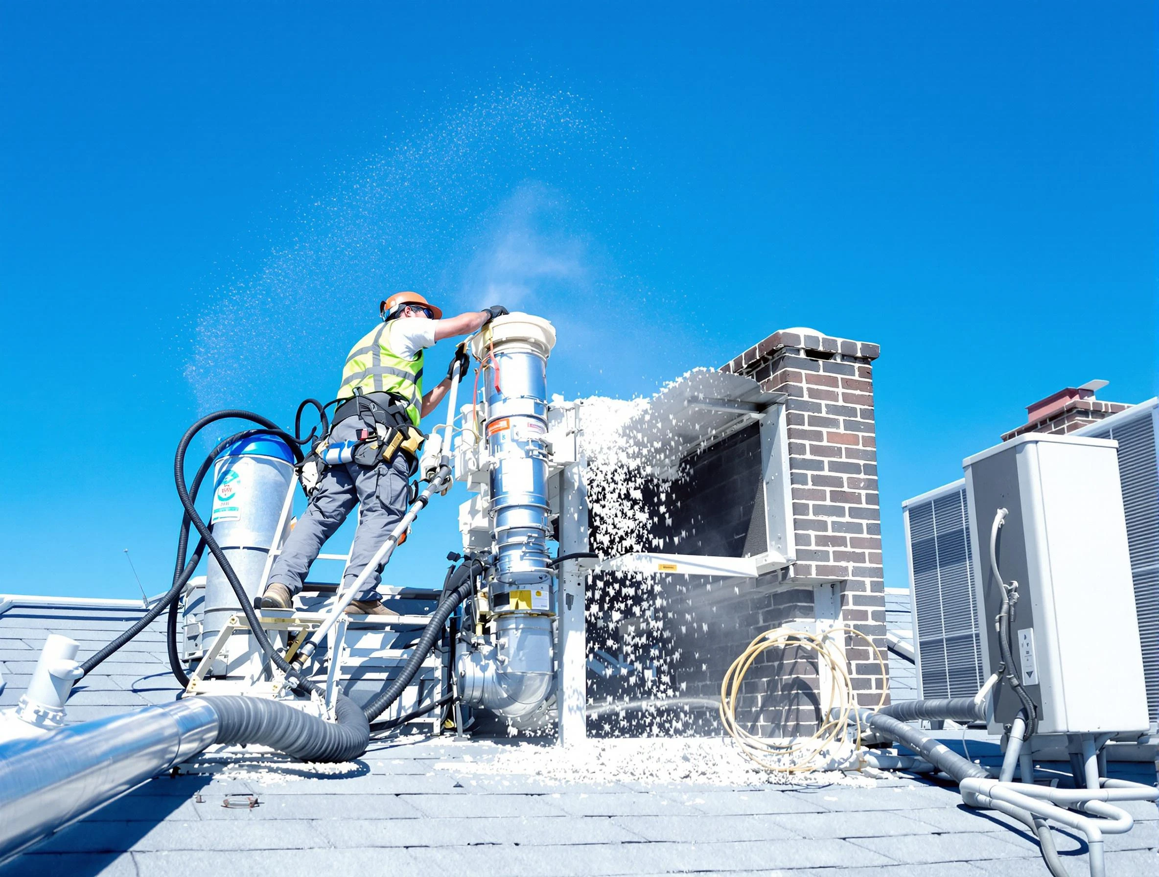 Expert roof dryer vent cleaning by Robinson Dryer Vent Cleaning in Robinson