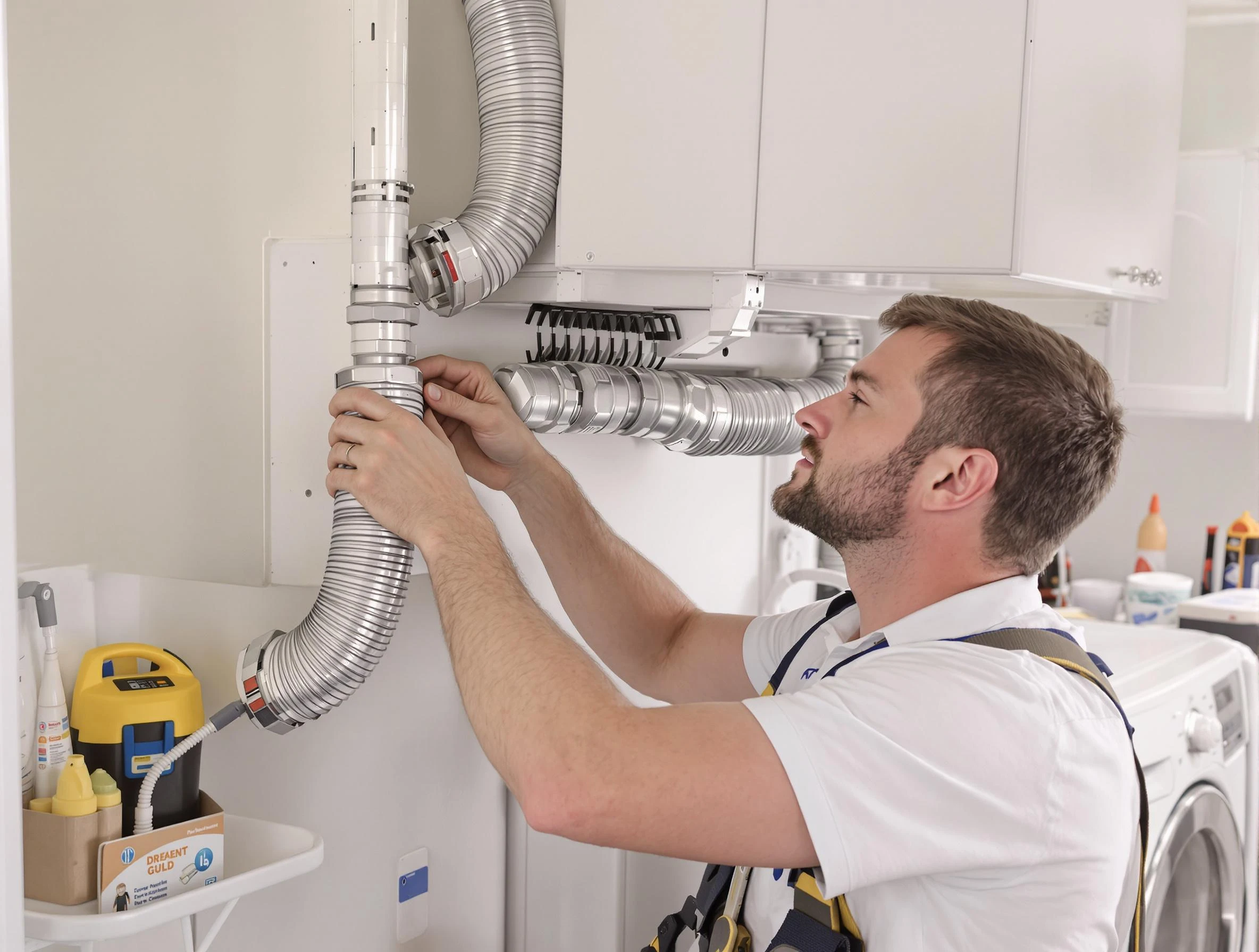 Professional dryer vent repair and installation by Robinson Dryer Vent Cleaning in Robinson