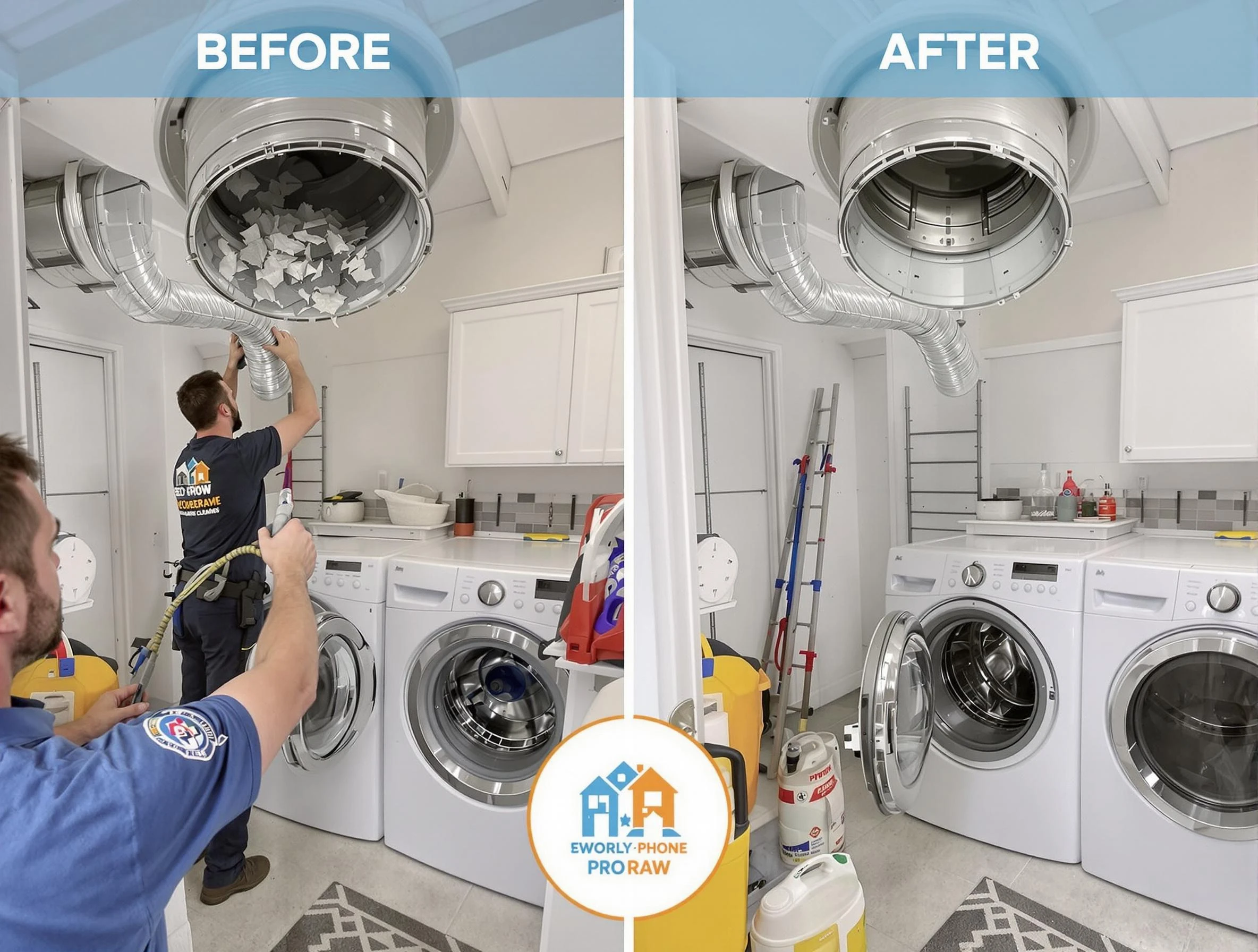 Residential dryer vent cleaning by Robinson Dryer Vent Cleaning in Robinson